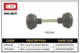 Union Rim Furniture Lock