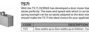 Dorma TS71 Door Closer