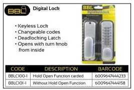 BBL Digital Lock 1