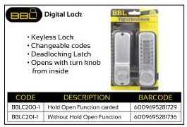 BBL Digital Lock 2