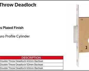 ISEO Double Throw Deadlock