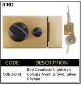 Bird Deadlock Night Latch