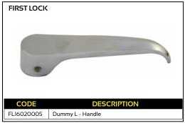 First Lock Dummy L-Handle