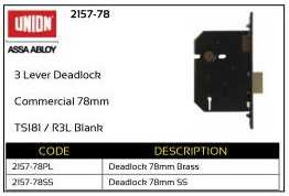 Union 3-Lever Deadlock