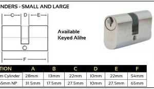 BBL Oval Cylinders Small and Large
