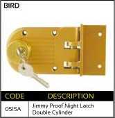 Jimmy Proof Night Latch Double Cylinder
