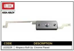 Union Wispeco Roll Up Chrome Plated Garage Lock