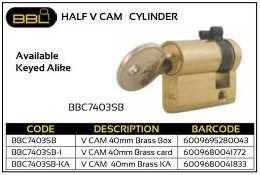 BBL Half V Cam Cylinder