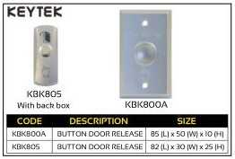 Keytek Button Door Release