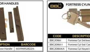 Patio Door Handles