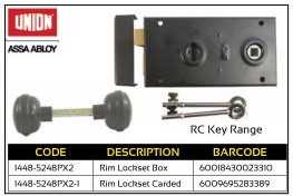Union Rim Lockset