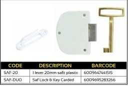 SAF Cupboard Lock 20mm